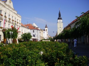 Главная прогулочная улица в Трнаве