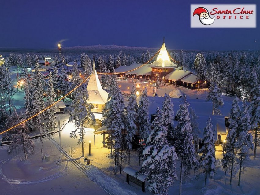 Фото достопримечательностей Стран Скандинавии: Резиденция Санты в Рованиеми, Лапландия