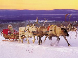 И мчится в гости к ребятишкам (Страны Скандинавии)