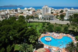 Майорка, вид на территорию одного из отелей (Остров Майорка)