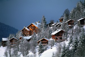 Вид на курорт Мерибель