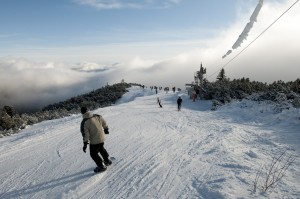 Одна из трасс в Высоких Татрах (Словакия)