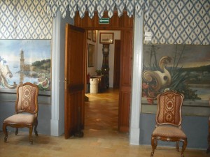 Интерьер внутри здания усадьбы Альфабия (Остров Майорка)