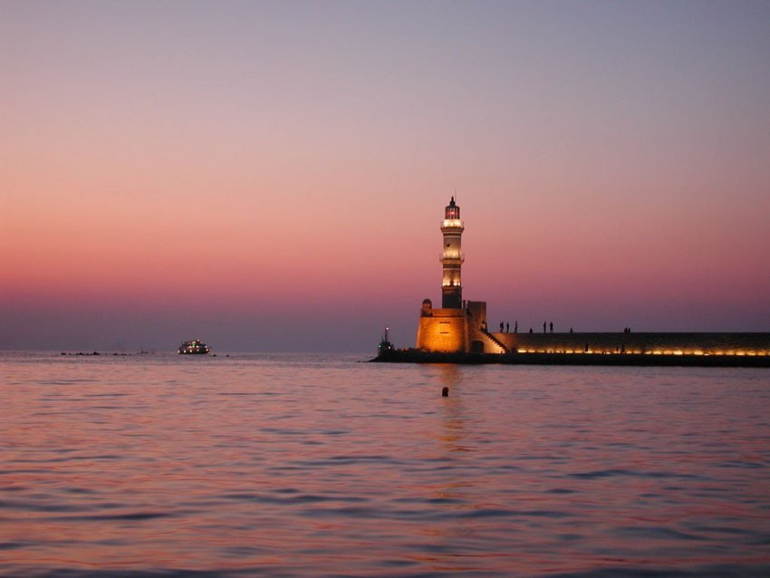 Фото достопримечательностей Греции: Город Ханья. Маяк