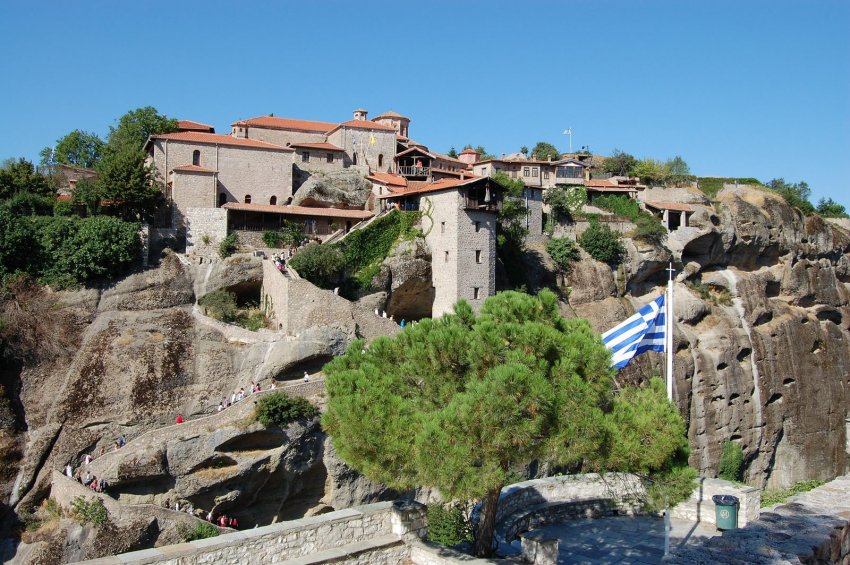 Фото достопримечательностей Греции: Мужской монастырь Великая Метеора