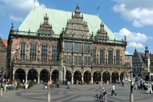 Здание городской ратуши Бремена (Германия)