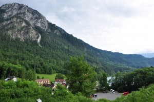 Вид со смотровой площадки Хоэншвангау (Германия)