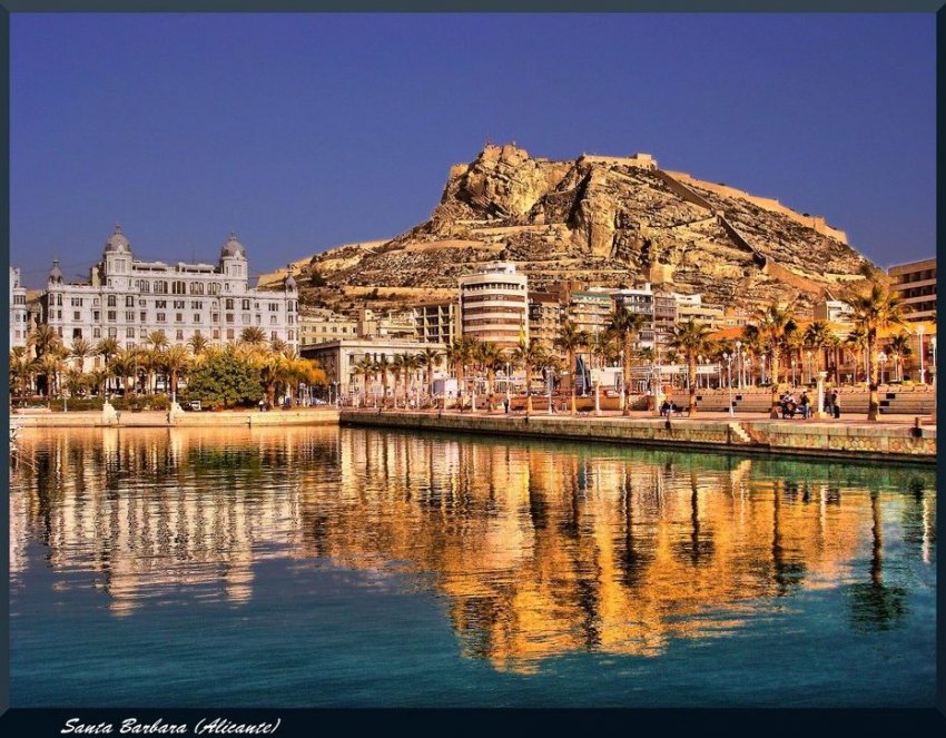 Фото достопримечательностей Испании: Главная достопримечательность Аликанте &mdash; крепость Санта-Барбара