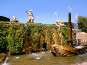 Парк виллы Д'Эсте в Тиволи. Фонтан La-Rometta