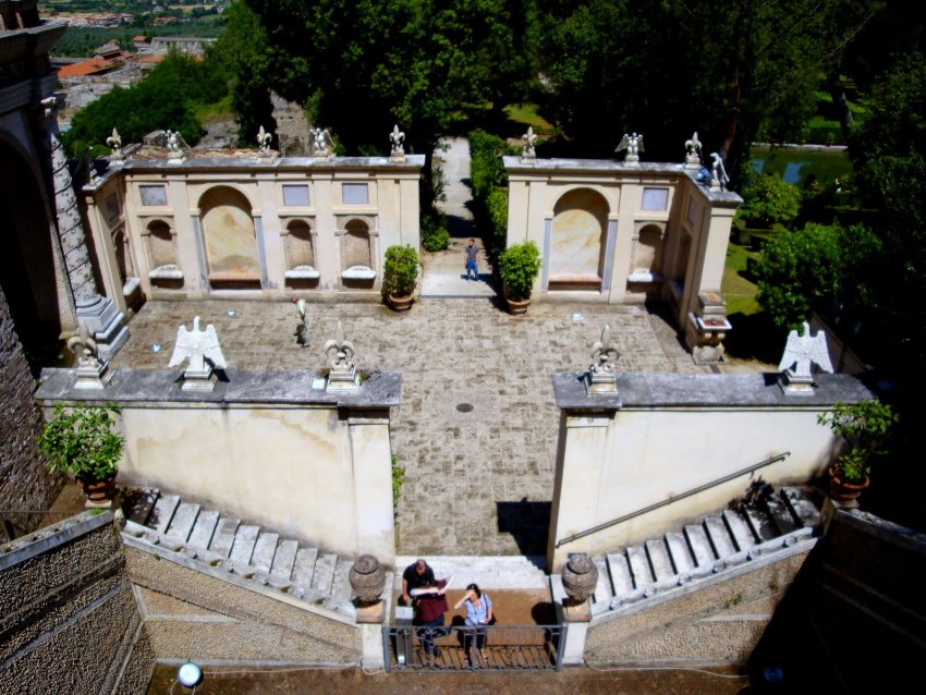 Фото достопримечательностей Италии: Вилла Д'Эсте. Внутренний двор