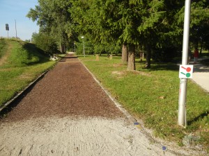 Дорожка со специальным мягким покрытием для реабилитации пациентов (Словакия)