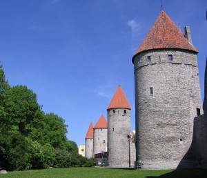 Башни-бастионы Таллинской крепости (Прибалтика)