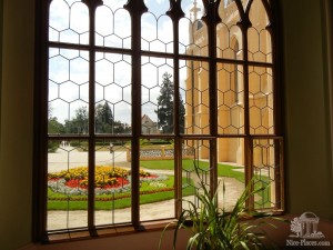 Вид из коридора замка (Чехия)