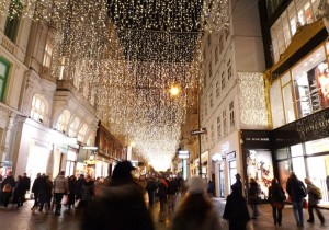 Ночная Вена в период адвента просто неотразима