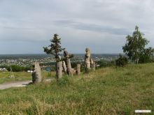 Вид с горы Кременец - самое высокое место Харьковщины (218 м над уровнем моря) (Изюм)