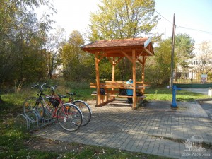 Первая наша вело-остановка в начале заповедника Нива Дые (Чехия)