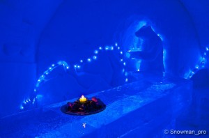 Интерьеры "Снежной деревни" в Кировске (Европейская часть России)