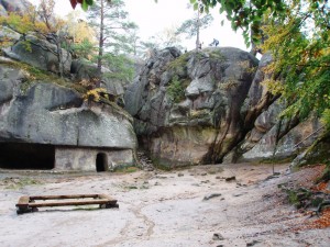 Природный заповедник "Скалы Довбуша". Скала Голова лева