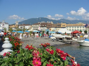 Курортный центр Женевского озера – город Веве (Швейцария)