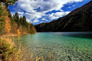 Озеро Вайсензее - самое высокогорное озеро Каринтии (Австрия)