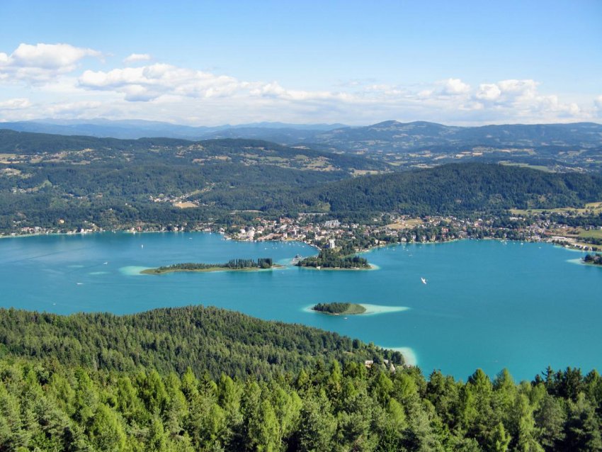 Фото достопримечательностей Австрии: Вид, открывающийся с башни Пирамиденкогель