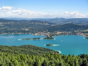 Вид, открывающийся с башни Пирамиденкогель (Австрия)