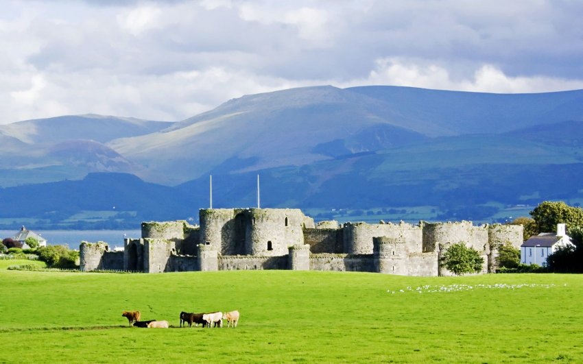 Фото достопримечательностей Великобритании (Англии): Крепость Бомарис (Beaumaris). Уэльс