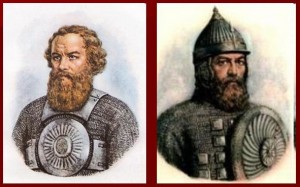 Земский староста К. Минин и князь Д. Пожарский (Европейская часть России)