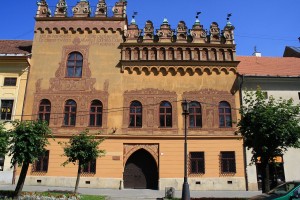 Красивый дом на площади Мастера Павола (Словакия)