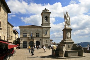 Центральная площадь Сан-Марино Дела Либерта