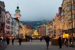 Улица Марии Терезии в Инсбруке (Австрия)