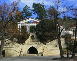 Лермонтовская площадка в Кисловодске (Кавказ и Черноморское побережье)