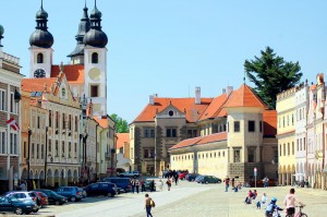 Площадь в городке Телч