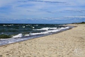 Так выглядит море по ту сторону Куршской косы от поселка Рыбачий. (Европейская часть России)