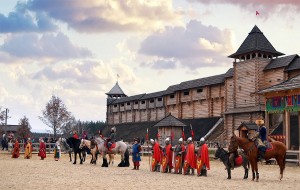 В парке "Киевская Русь" проходят международные культурно-исторические фестивали