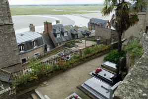 Франция, Мон-Сен-Мишель, вид со стен монастыря (Франция)