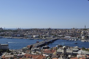 Стамбул, вид на город с высоты (Турция)