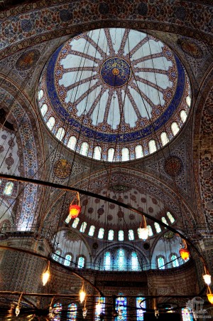 Стамбул, Голубая мечеть внутри (Турция)
