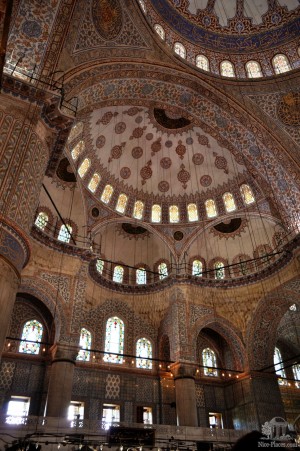Стамбул, Голубая мечеть внутри (Турция)