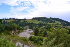 Вид на Шешоры (Карпаты и Закарпатье)