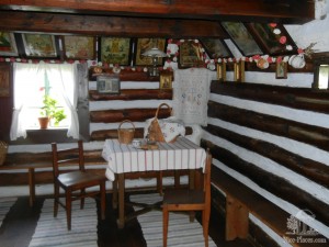 Внутри одной из хаток (Словакия)