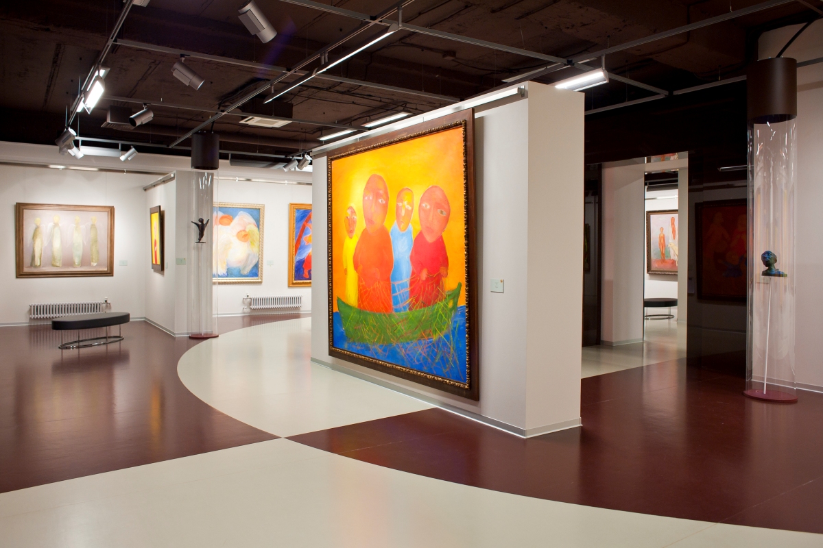 Фото достопримечательностей Санкт-Петербурга и области: Персональный зал художника Елены Фигуриной в музее современного искусства Эрарта