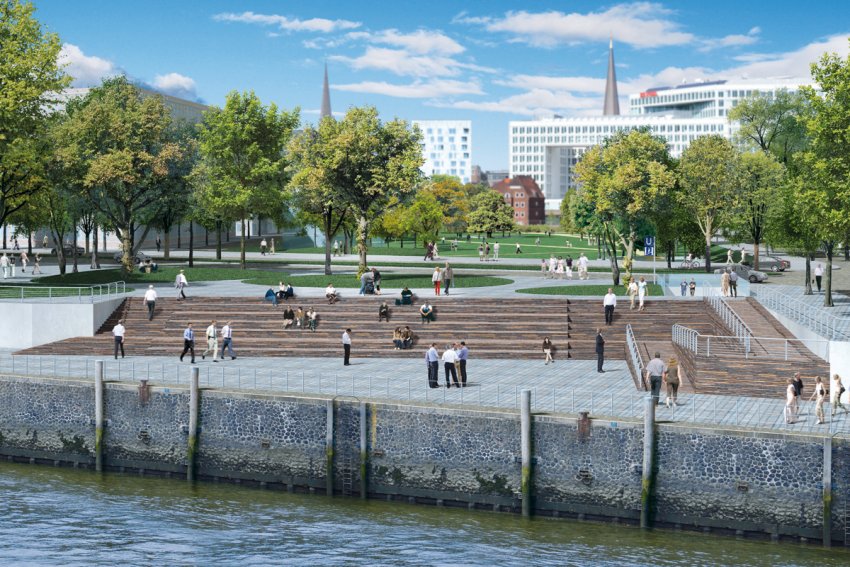 Фото достопримечательностей Германии: Район Хафенсити &mdash; образец современного жилого района европейского уровня