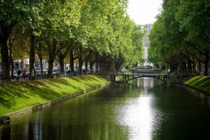 Канал вдоль Королевской аллеи (Königsallee)