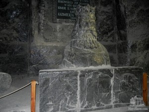 Соляной бюст Казимира Великого