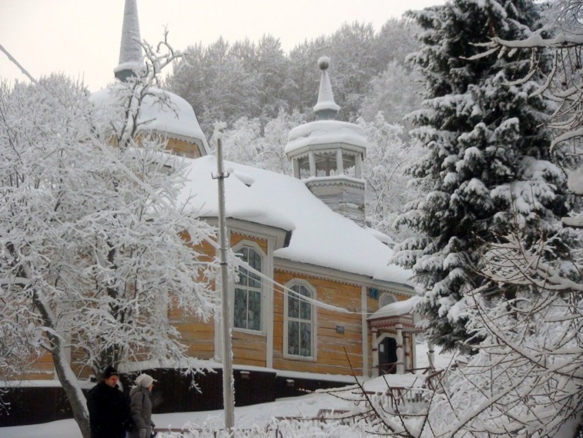 Фото достопримечательностей Карелии: Зимняя сказка в Марциальных водах