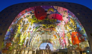 Огромная арка рынка Markthal, Роттердам, Голландия (Markthal, Róterdam)