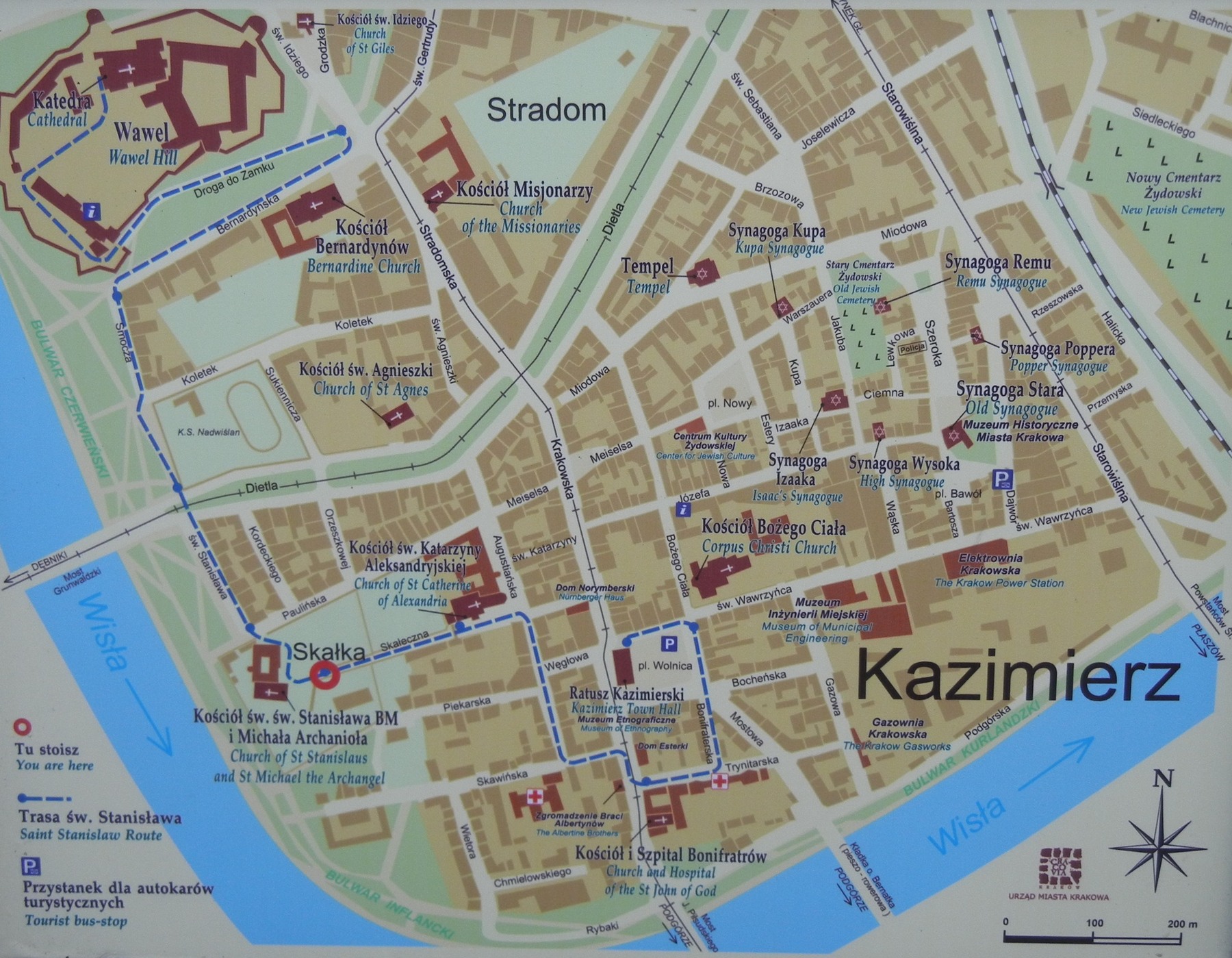 Фото достопримечательностей Польши: Маршрут Святого Станислава от Вавельского замка до Казимержа