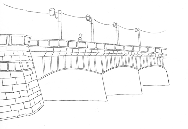 Фото достопримечательностей Санкт-Петербурга и области: Призрак Ленина на Литейном мосте
