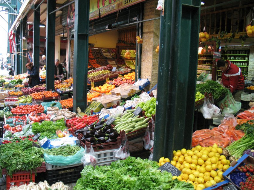 Фото достопримечательностей Греции: Рынок Модиано